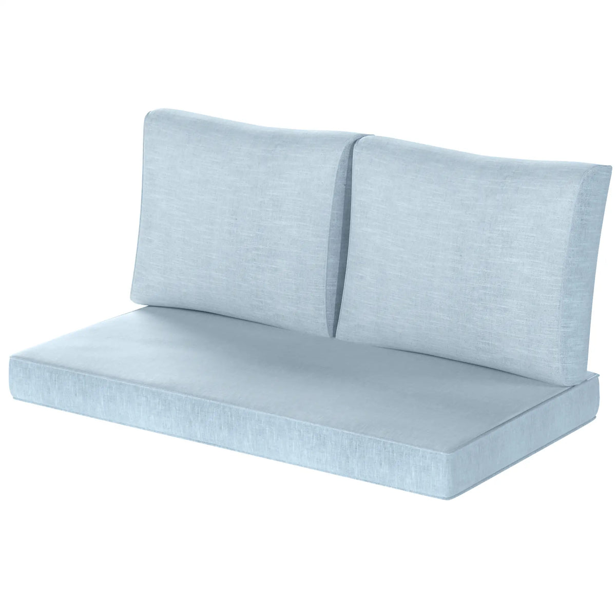 Outdoor Seat Cushions With Backrest, Loveseat Double Sofa, Light Blue Patio Chair Cushions Light Blue at Gallery Canada