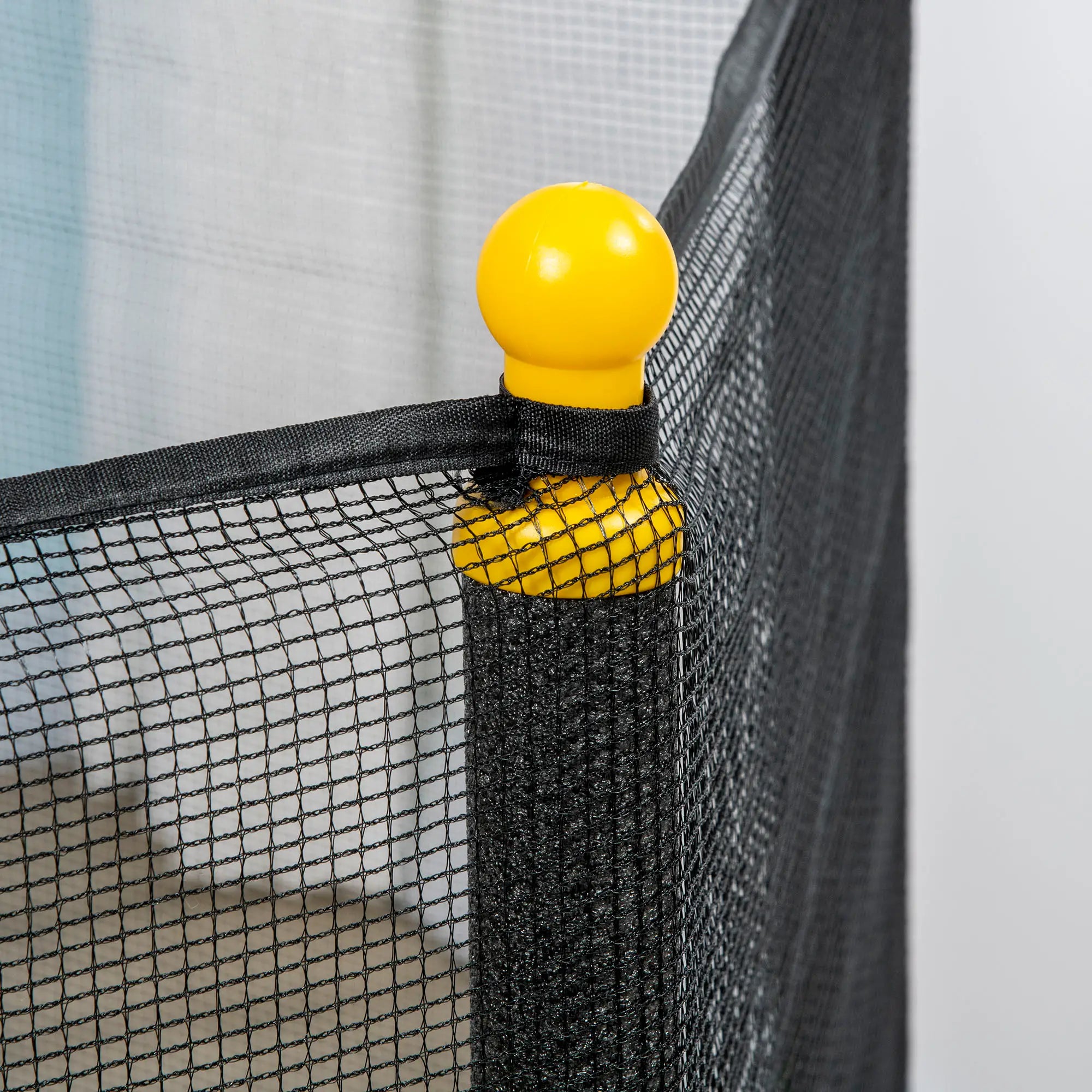 4.6FT Kids Trampoline with Enclosure Net, Indoor Outdoor, Black Trampolines at Gallery Canada