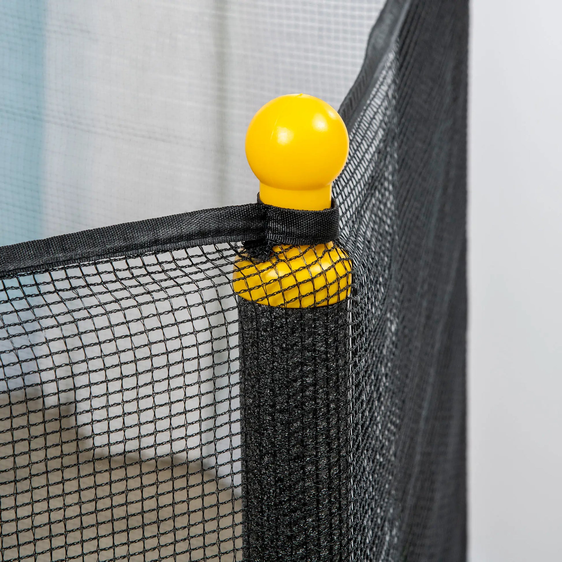 4.6FT Kids Trampoline with Enclosure Net, Indoor Outdoor, Black Trampolines at Gallery Canada