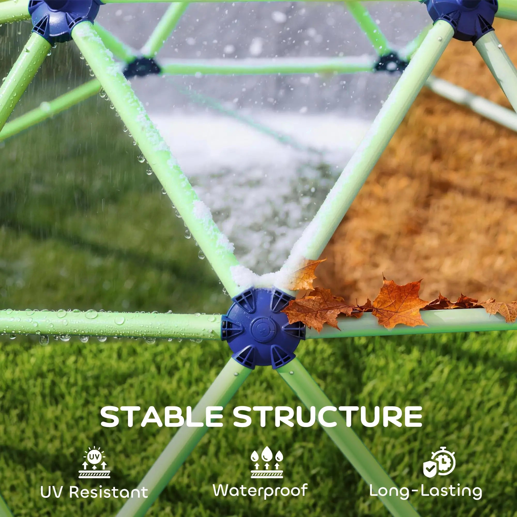 6FT Green Geometric Dome Climber, Indoor Outdoor Jungle Gym, Green Gym Sets & Swings at Gallery Canada