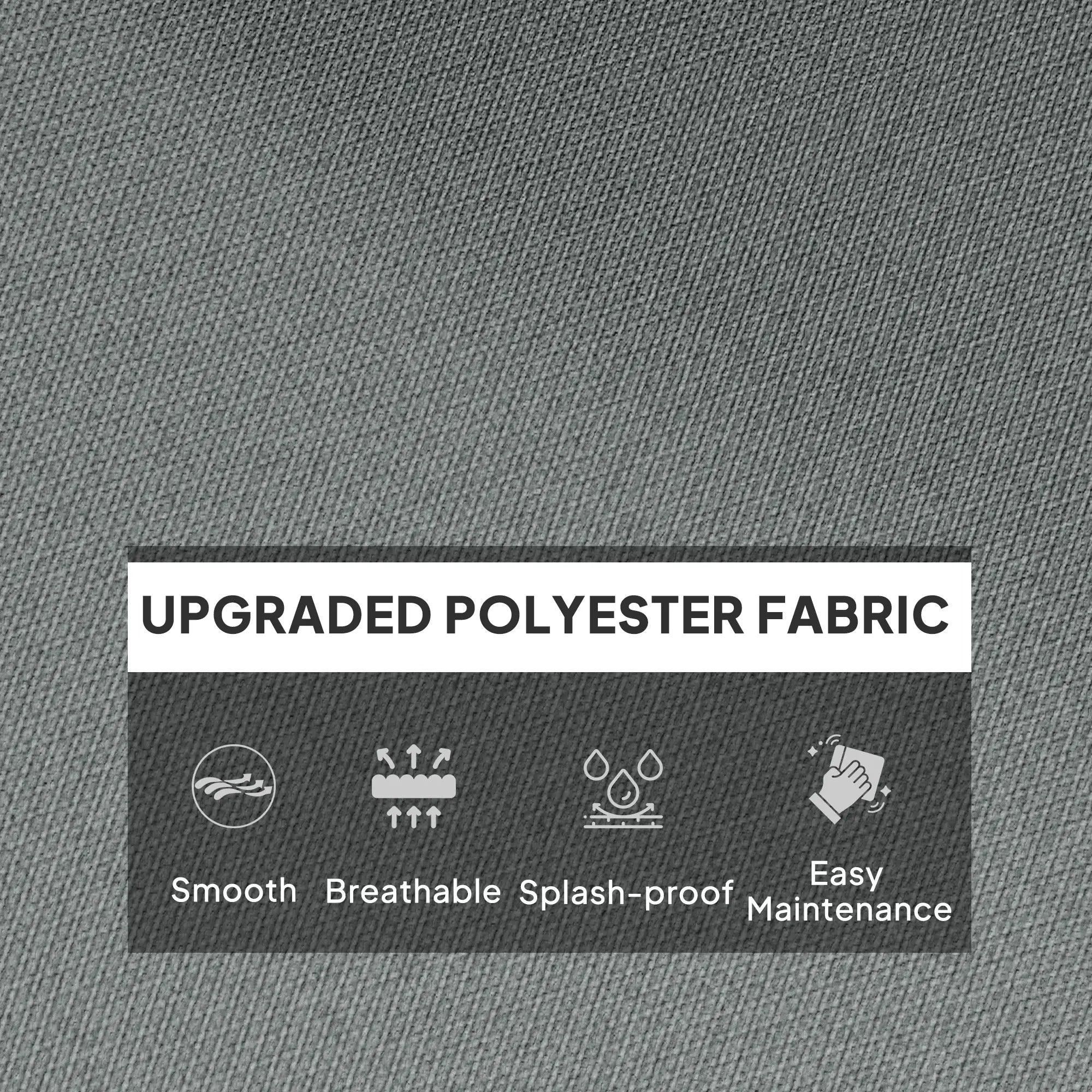 Adirondack Chair Cushion, Tufted with Ties, Non-Slip, Light Grey Patio Chair Cushions at Gallery Canada