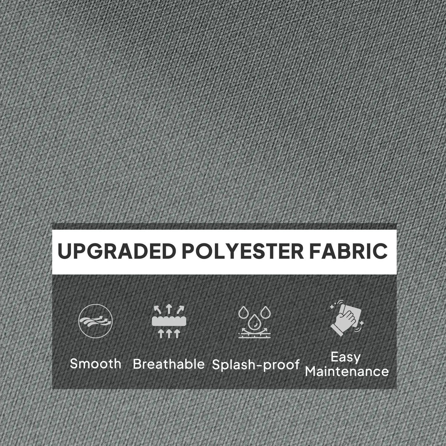 Adirondack Chair Cushion, Tufted with Ties, Non-Slip, Light Grey Patio Chair Cushions at Gallery Canada