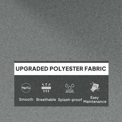 Adirondack Chair Cushion, Tufted with Ties, Non-Slip, Light Grey Patio Chair Cushions at Gallery Canada