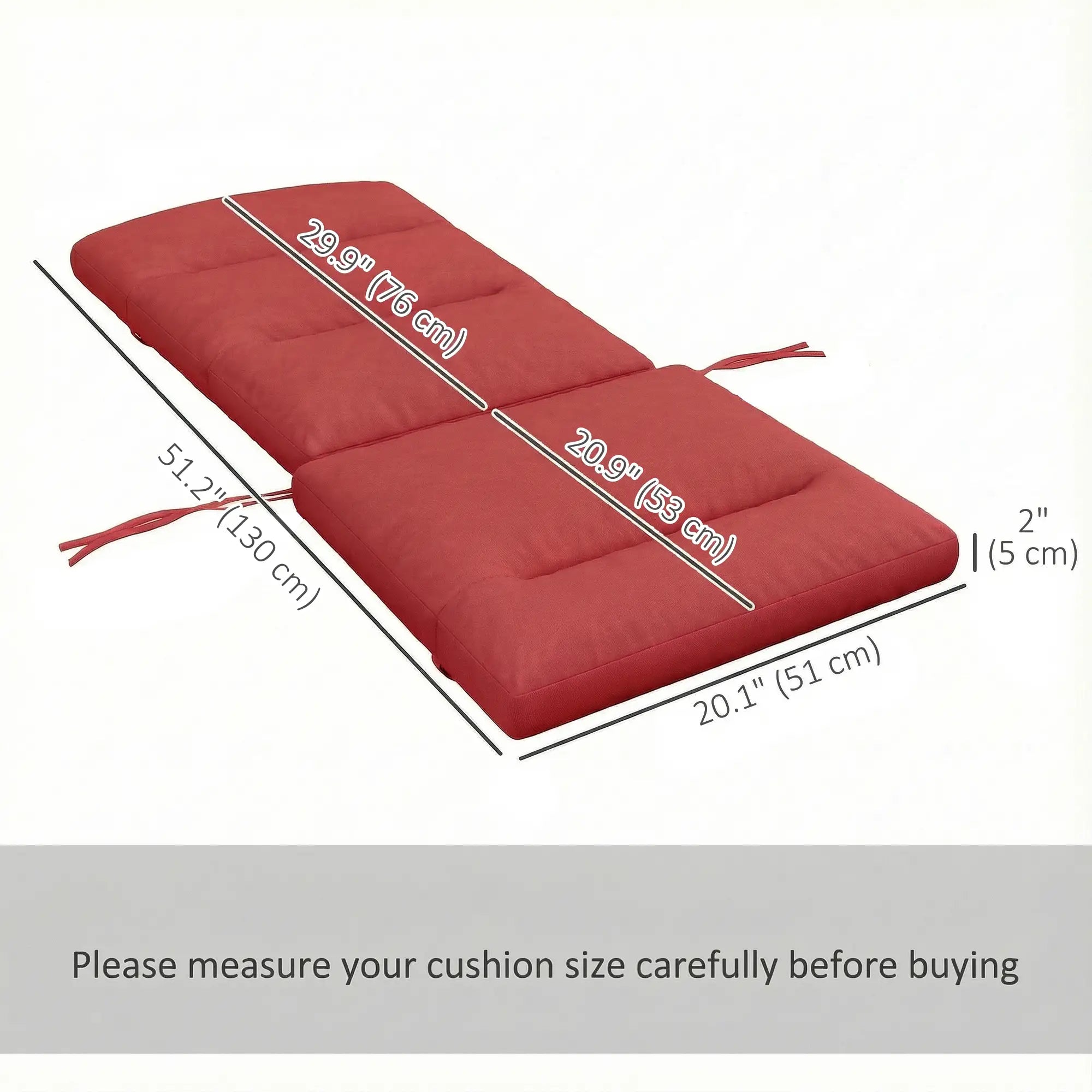 Patio Chair Cushion For Adirondack Chairs, Wine Red Patio Chair Cushions at Gallery Canada