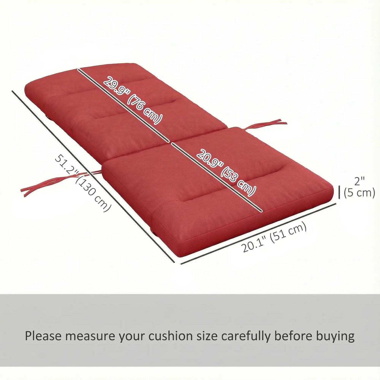 Patio Chair Cushion For Adirondack Chairs, Wine Red Patio Chair Cushions at Gallery Canada