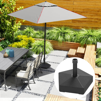 Heavy Duty Outdoor Umbrella Stand Base, Black Umbrella Bases at Gallery Canada