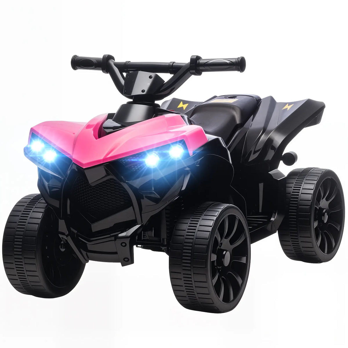 6V Kids ATV, 4 Wheeler Electric Ride on Car, Pink Electric Toy Cars Black, Pink at Gallery Canada
