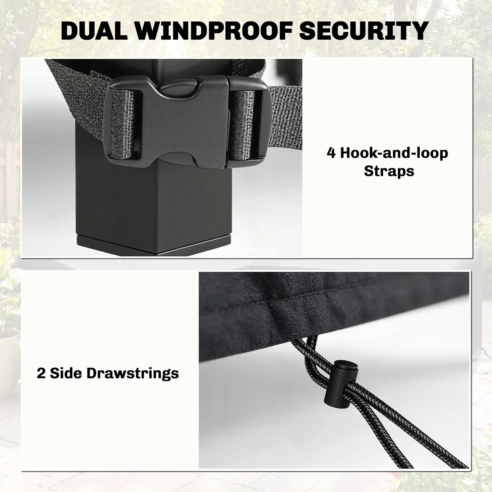 Waterproof Heavy Duty Patio Furniture Cover, 55.1