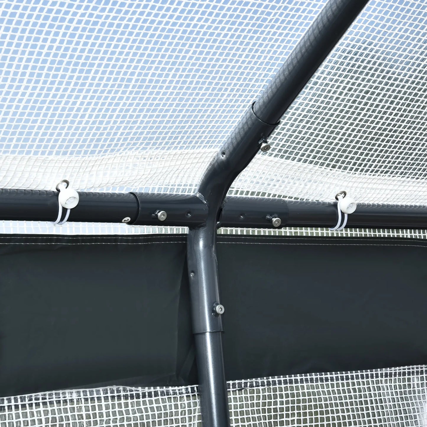 6.6' x 10' x 7' Heavy Duty Walk-In Greenhouse, Plant Growing Tent, White Walk In Greenhouses at Gallery Canada