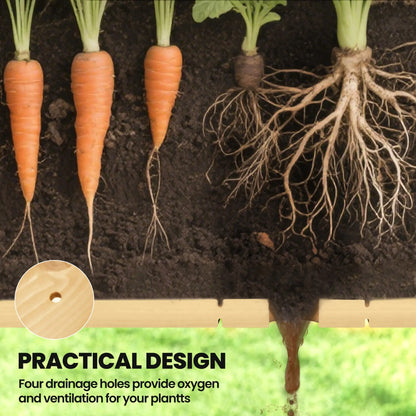 Elevated Planter Box With Legs, Storage Shelf, Raised Garden Bed, Natural Elevated Garden Beds at Gallery Canada