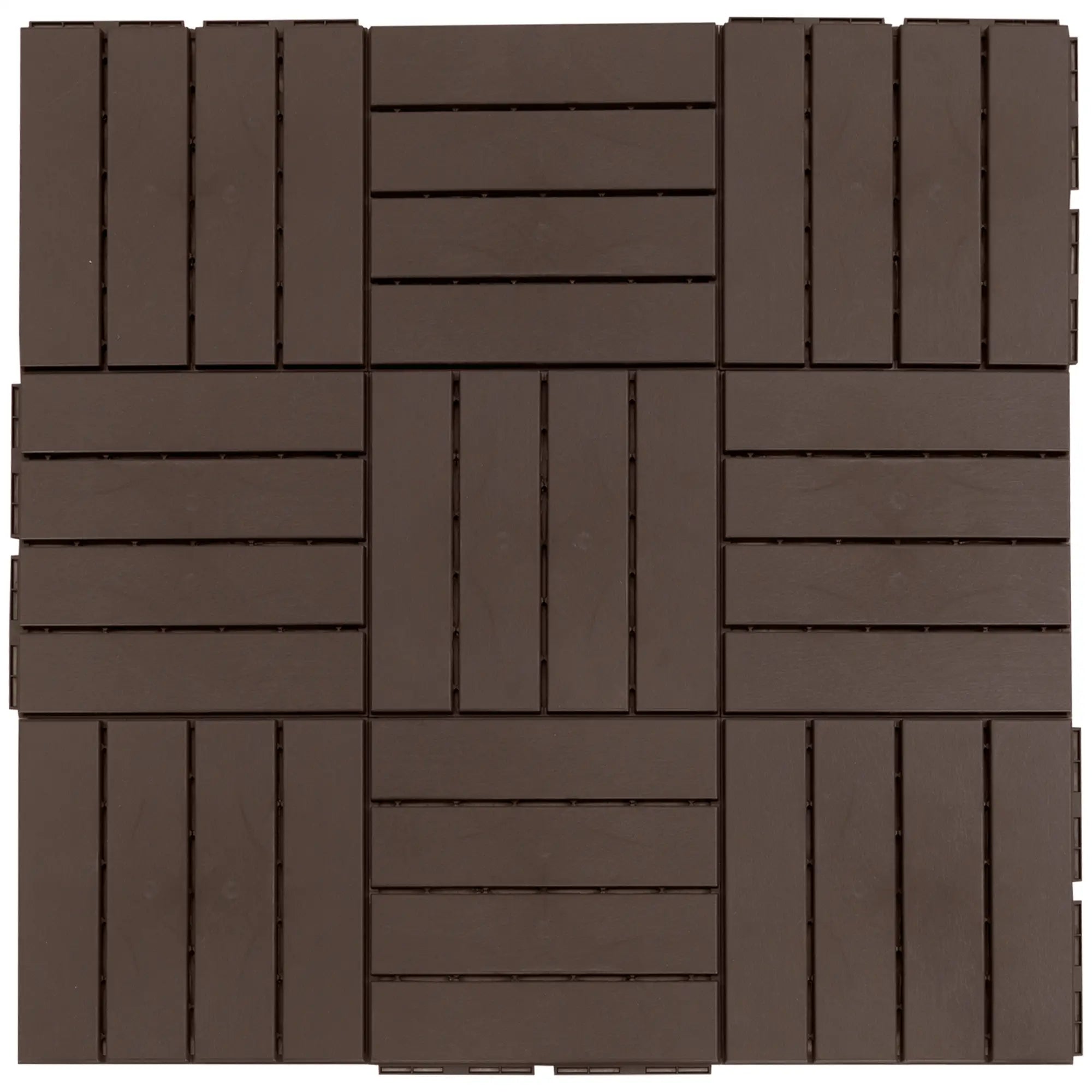 9 Pcs PP Interlocking Deck Tile, 12