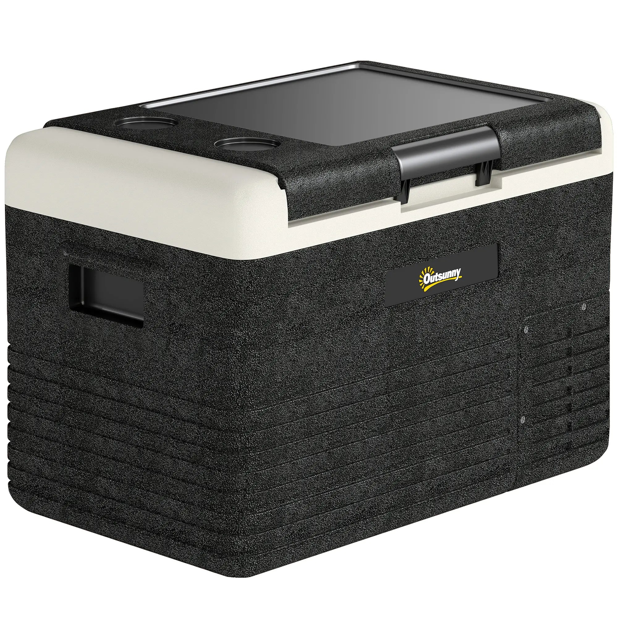 12 Volt Car Refrigerator, 32QT, -68-68 ℉, Portable Electric Cooler Car Coolers Black at Gallery Canada