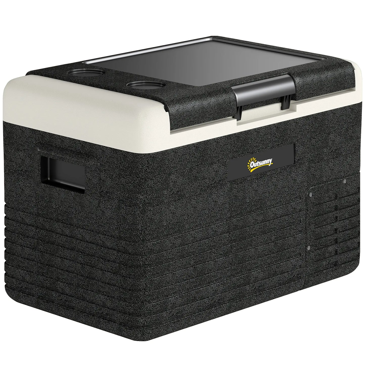 12 Volt Car Refrigerator, 32QT, -68-68 ℉, Portable Electric Cooler Car Coolers Black at Gallery Canada