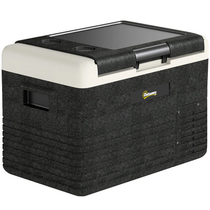 12 Volt Car Refrigerator, 32QT, -68-68 ℉, Portable Electric Cooler Car Coolers Black at Gallery Canada