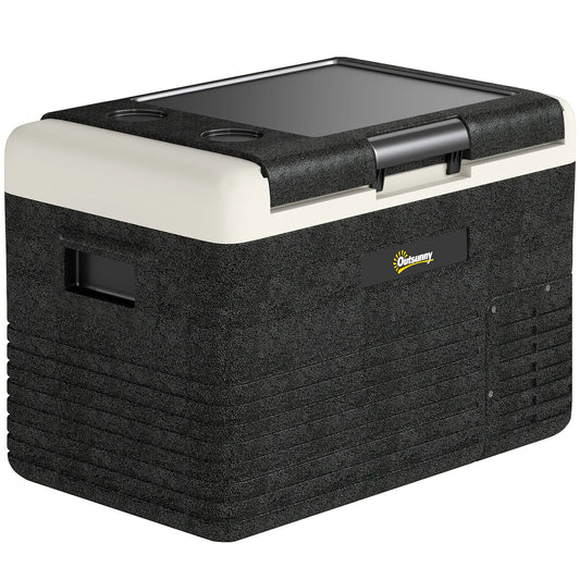 12 Volt Car Refrigerator, 32QT, -68-68 ℉, Portable Electric Cooler Car Coolers Black at Gallery Canada
