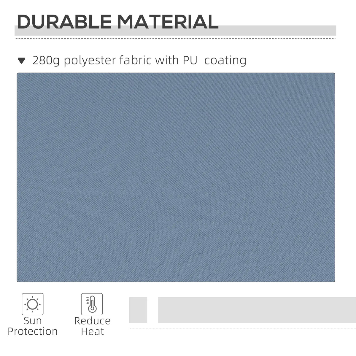 Manual Retractable Awning, 12'x10' Sunshade Shelter, Light Grey Patio Awnings at Gallery Canada
