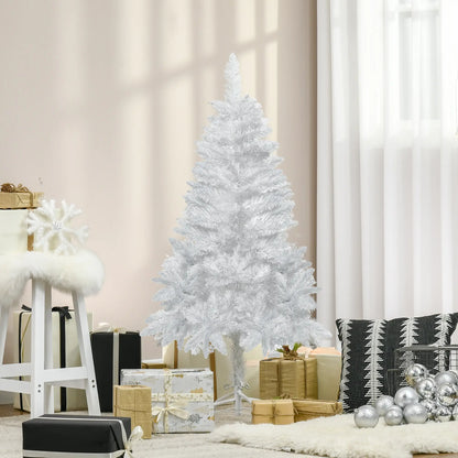 4ft Artificial Christmas Tree, Realistic Pine Branches, Auto Open, Indoor, White Artificial Christmas Trees at Gallery Canada