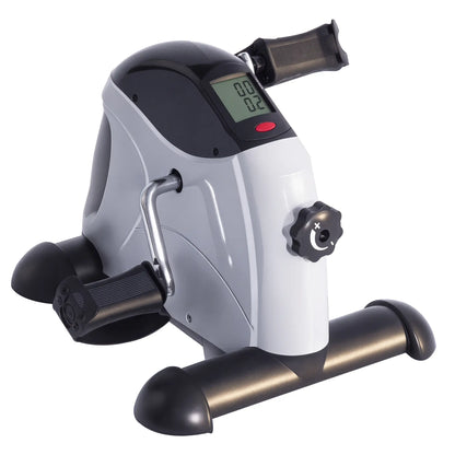 Portable Mini Exercise Bike, Desk Pedal, Indoor Cycle, LCD Display Exercise & Stationary Bikes Grey at Gallery Canada