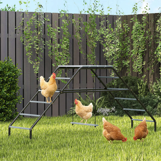 Chicken Coop Perches With Swing, Backyard Farm Accessories Chicken Coops Black, Grey at Gallery Canada