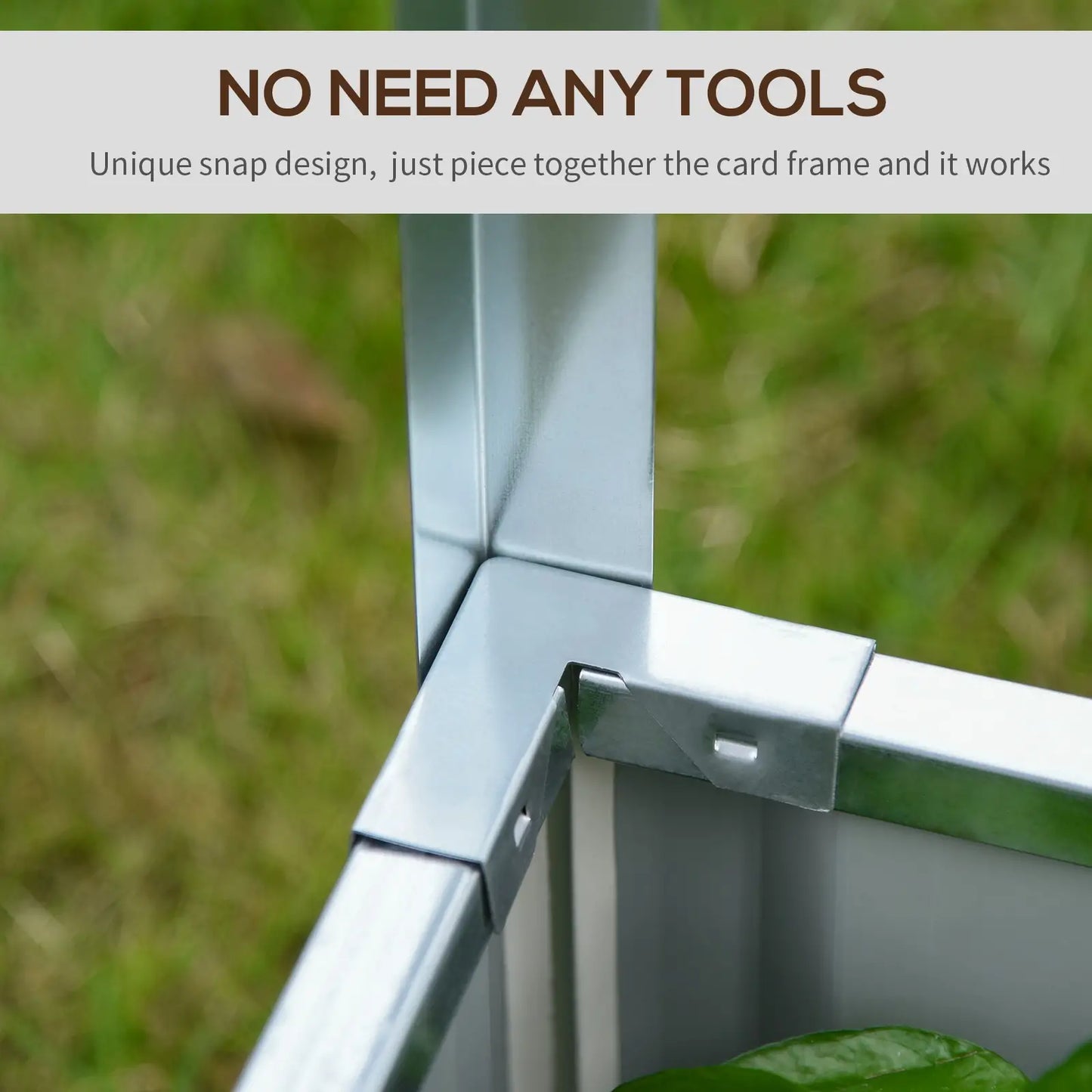 Raised Garden Bed, 5.7 x 3 x 2.3ft Steel Planter Box, Green Galvanized Planter Boxes at Gallery Canada