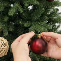 Sapin de Noël artificiel de 7 pieds, complet à charnières, vert