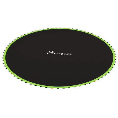 Trampoline Mat Replacement, 12ft, with Spring Pull Tool, 72 V-Hooks, Green Trampolines Green at Gallery Canada