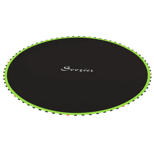 Trampoline Mat Replacement, 12ft, with Spring Pull Tool, 72 V-Hooks, Green