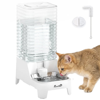 8L Gravity Dog Water Dispenser, Stainless Steel Bowl, BPA-Free Dog Bowls at Gallery Canada