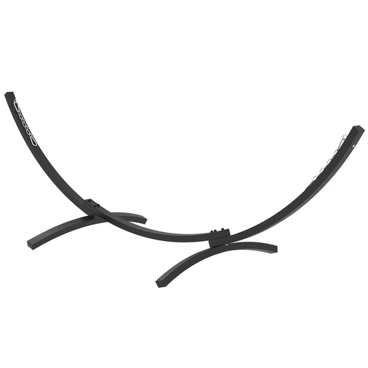 12' Steel Hammock Stand, For Garden Camping Patio, Grey Hammock Stands Grey at Gallery Canada