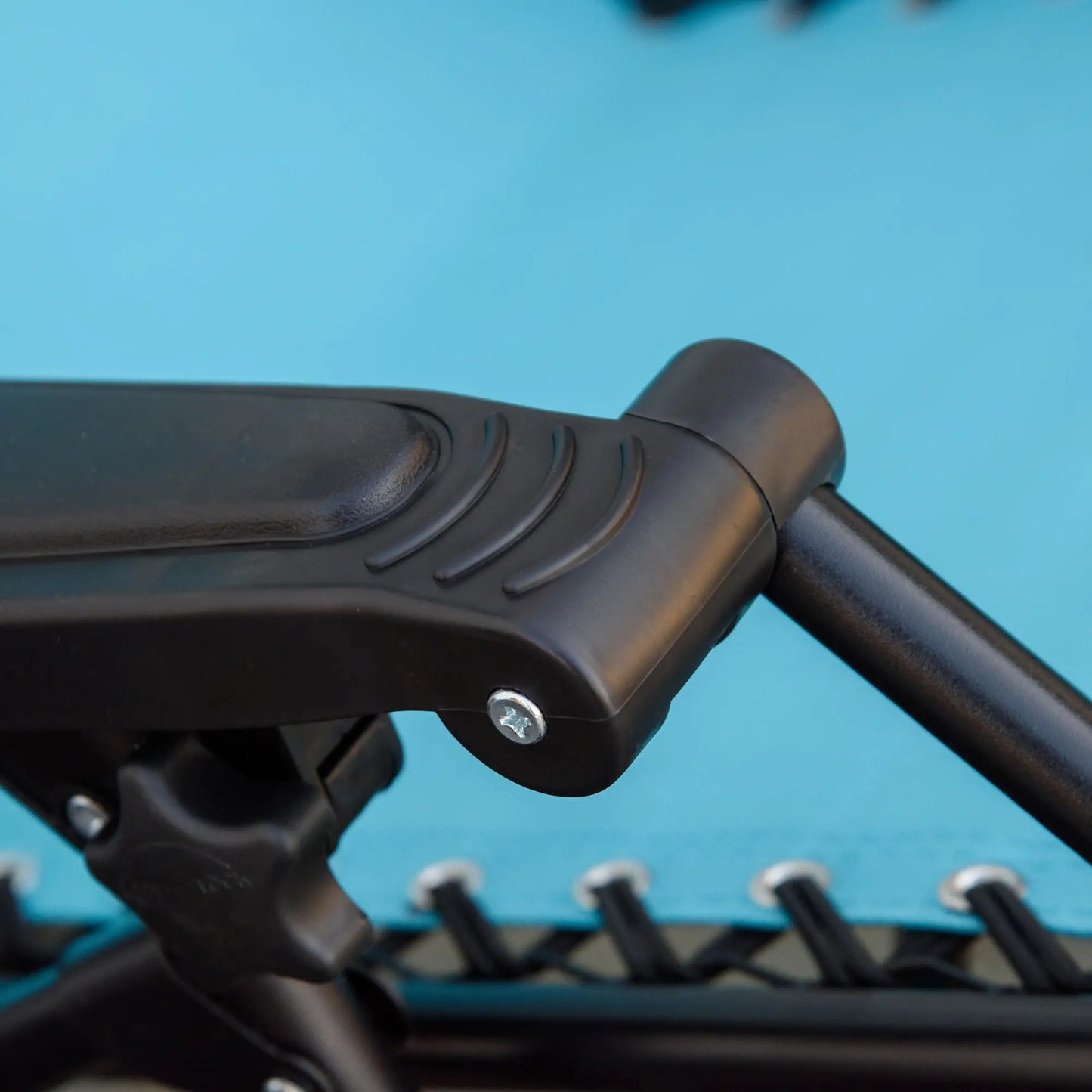 Foldable Lounge Chair with Canopy, Outdoor Zero Gravity Chair, Sky Blue Lounger Chairs at Gallery Canada