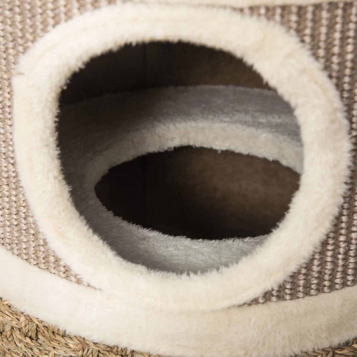 3 Story Cat Condo with Sisal Scratching Surface, 15" x 28", Khaki Brown Cat Towers at Gallery Canada