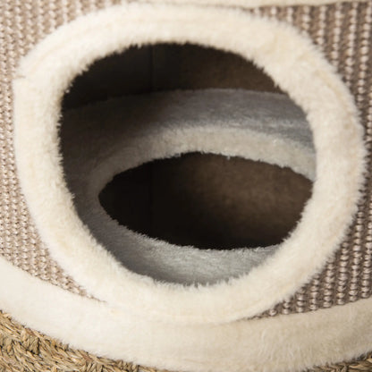 3 Story Cat Condo with Sisal Scratching Surface, 15" x 28", Khaki Brown Cat Towers at Gallery Canada