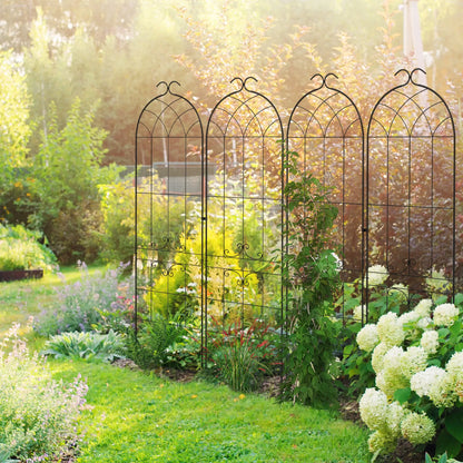 2 Pcs Metal Garden Trellis for Climbing Plants, Outdoor Plant Support Plant Stands at Gallery Canada