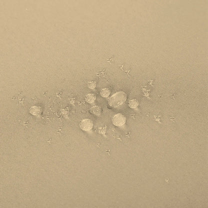 Outdoor Wicker Rocking Chair, PE Rattan Recliner with Cushion, Adjustable Footrest, Khaki Outdoor Rocking Chairs at Gallery Canada