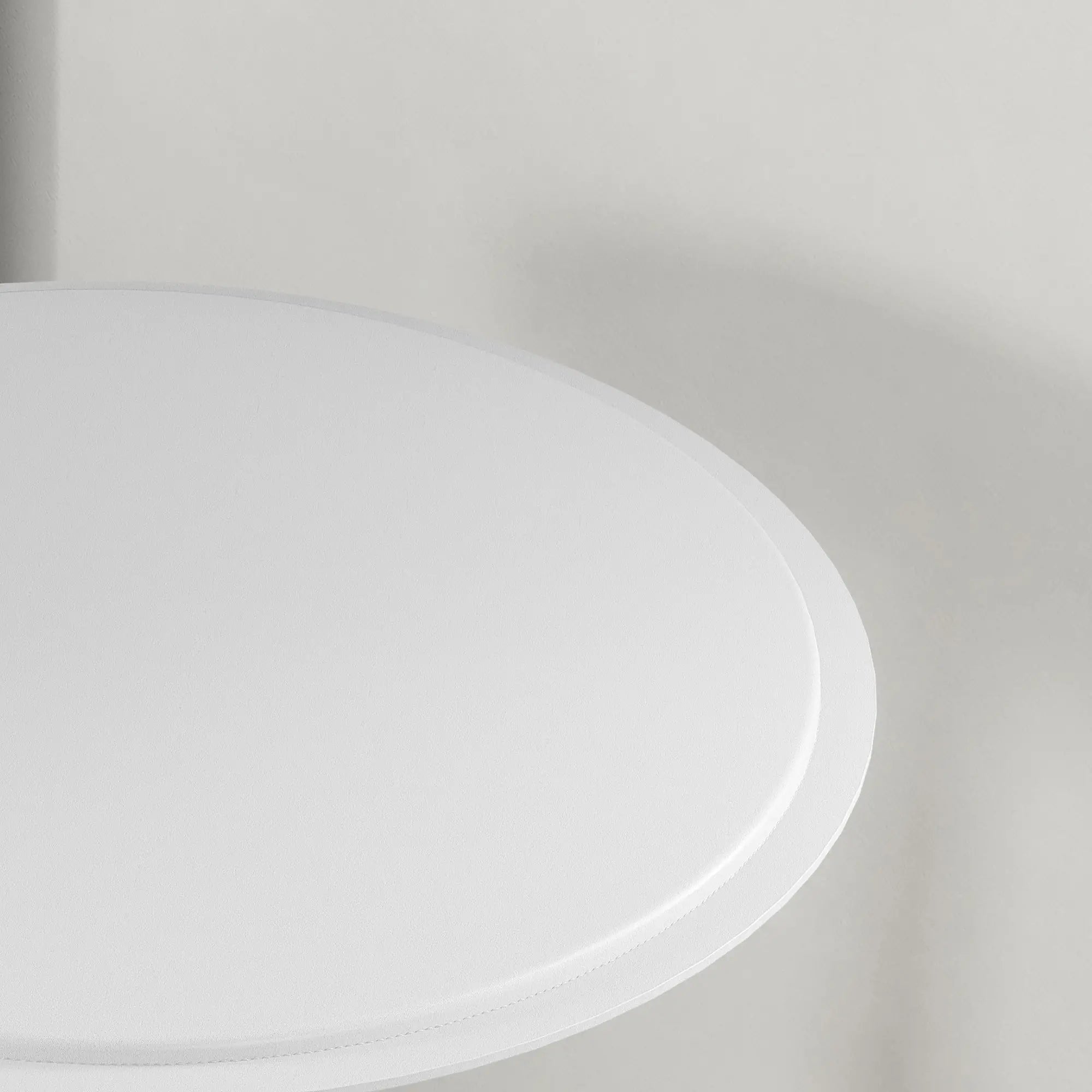 Round Bar Table, Adjustable Height, Faux Leather, Wooden Top, Chrome Base, White Bar Tables & Dining Tables at Gallery Canada