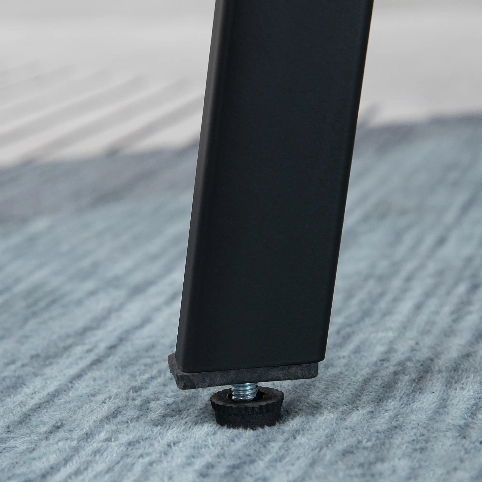 Counter Height Stools Set of 2, Upholstered Kitchen Stool with Back, Steel Legs Bar Stools at Gallery Canada