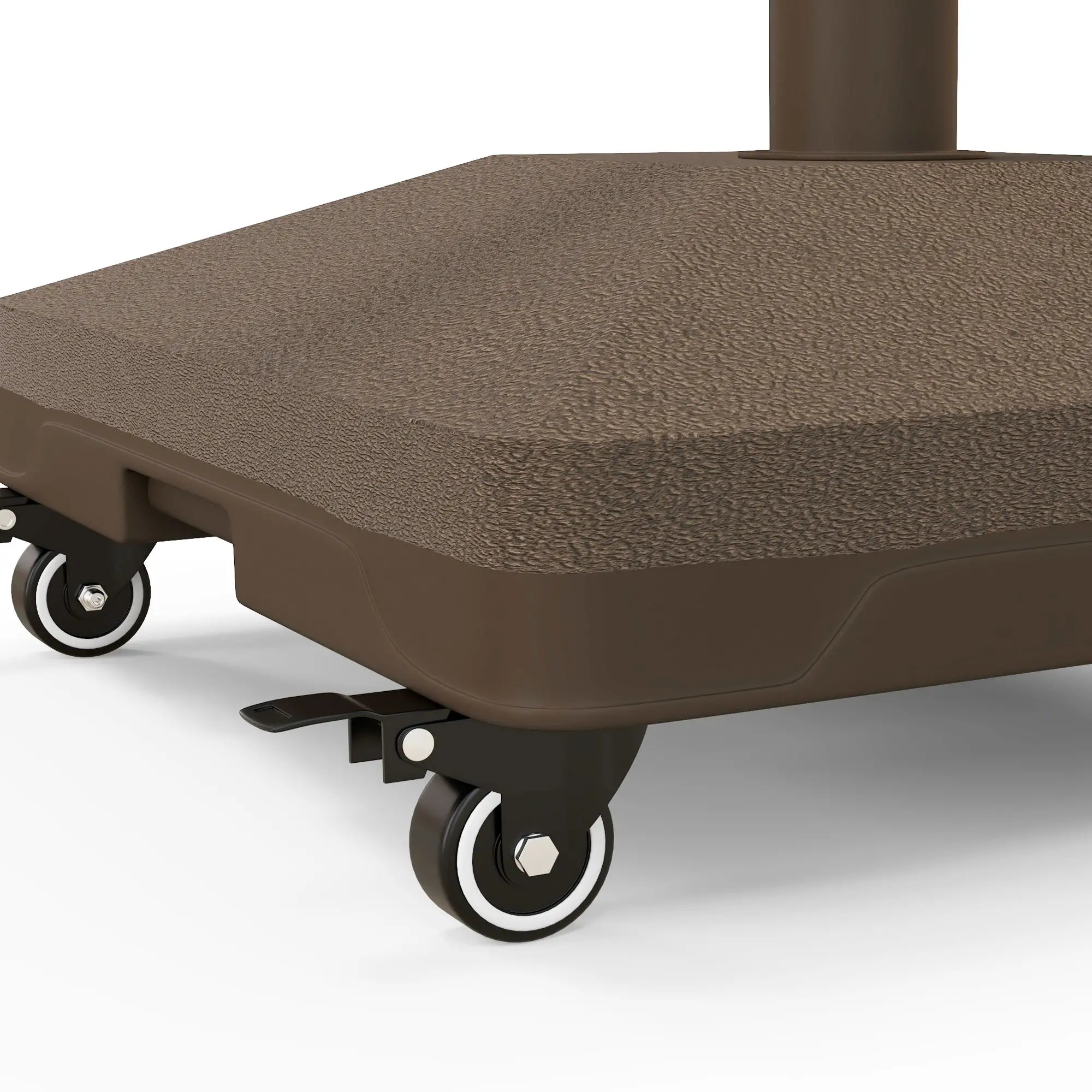 Square Parasol Base, Portable with Wheels, Water or Sand Filled, for Φ0.75