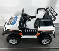 12V Camion Électrique 2 Places, Blanc