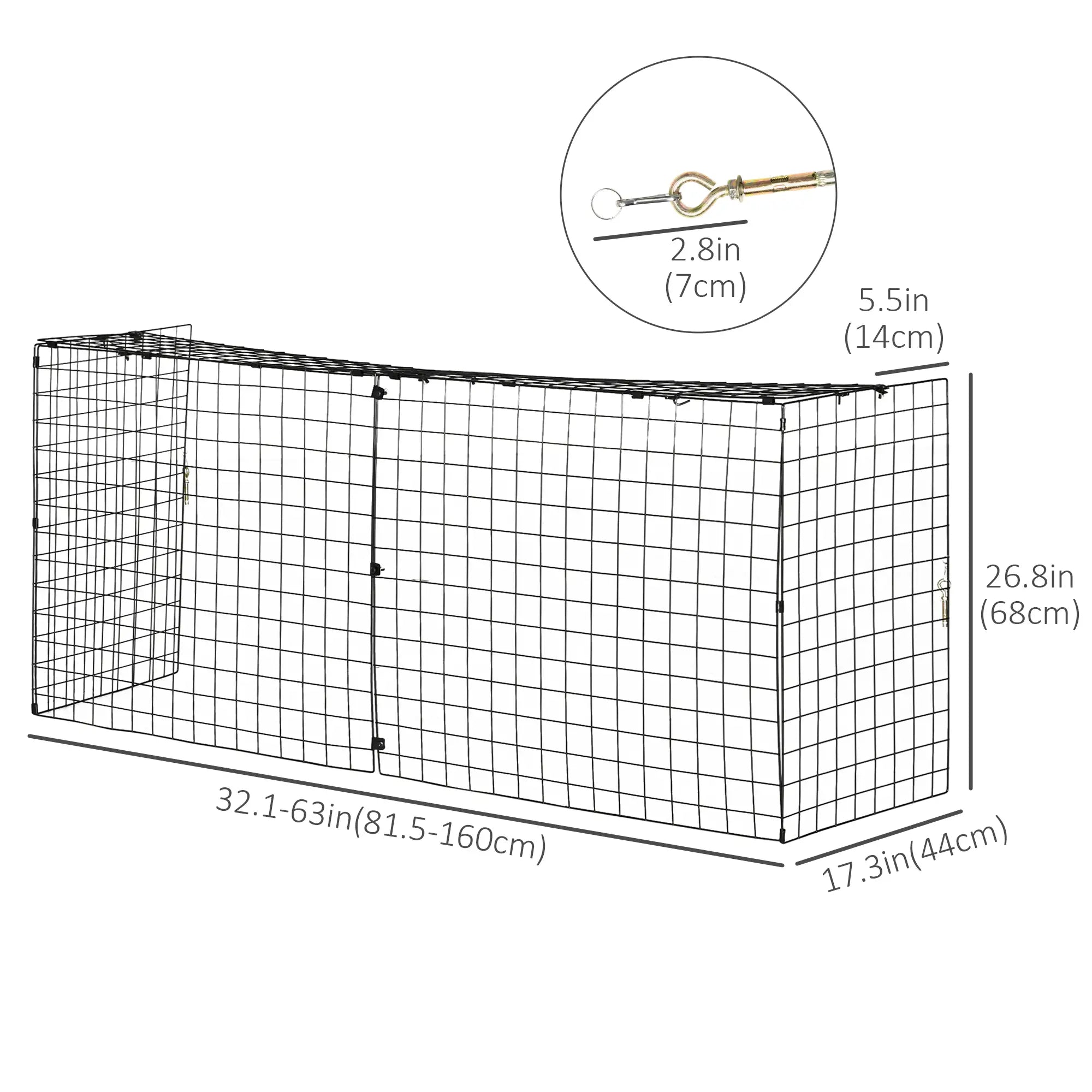 Extendable Fireplace Screen, Metal Mesh Spark Guard, Black Fireplace Screens at Gallery Canada