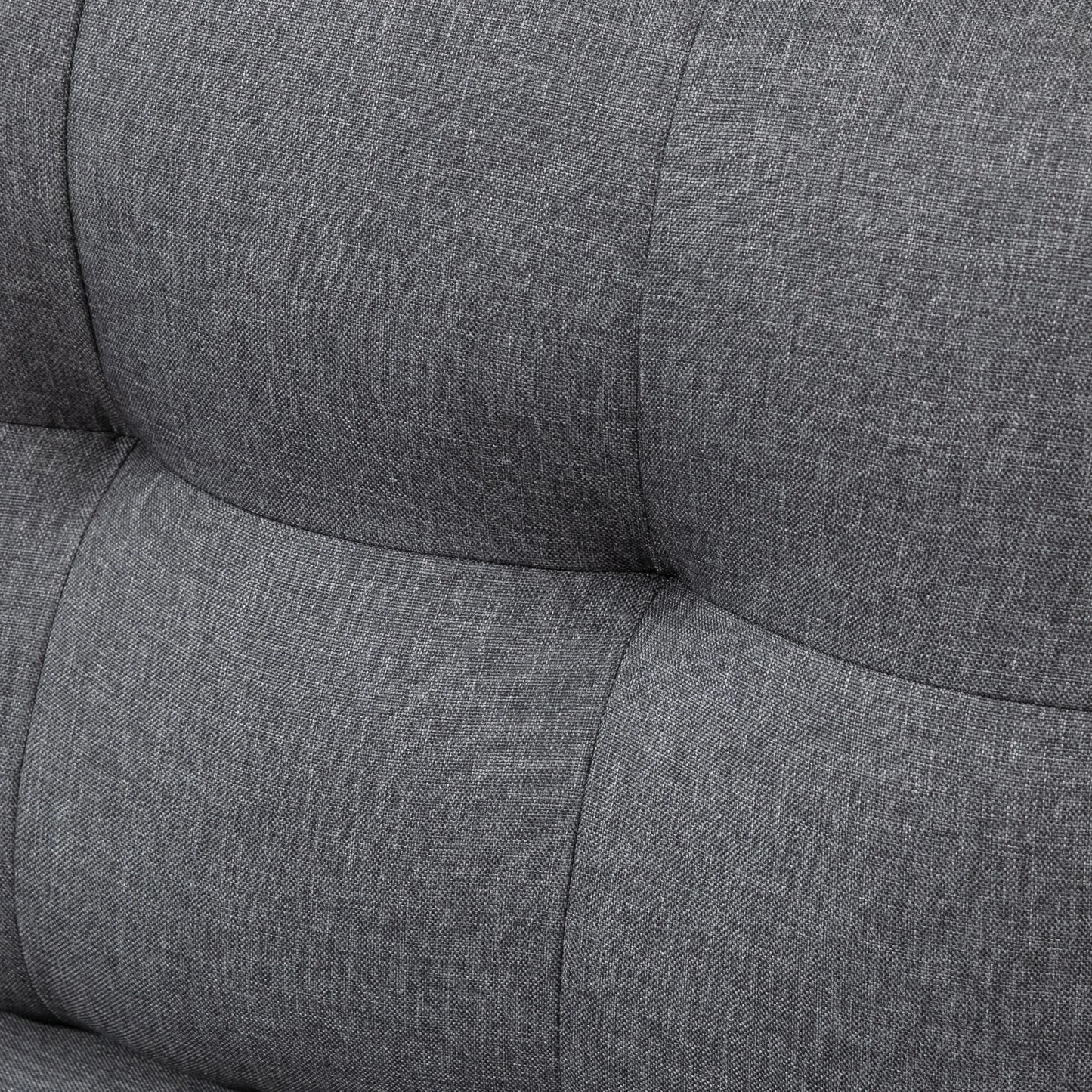 L-Shaped Sofa, 3 Seater with Ottoman, Dark Grey 3-Seater Sofas at Gallery Canada