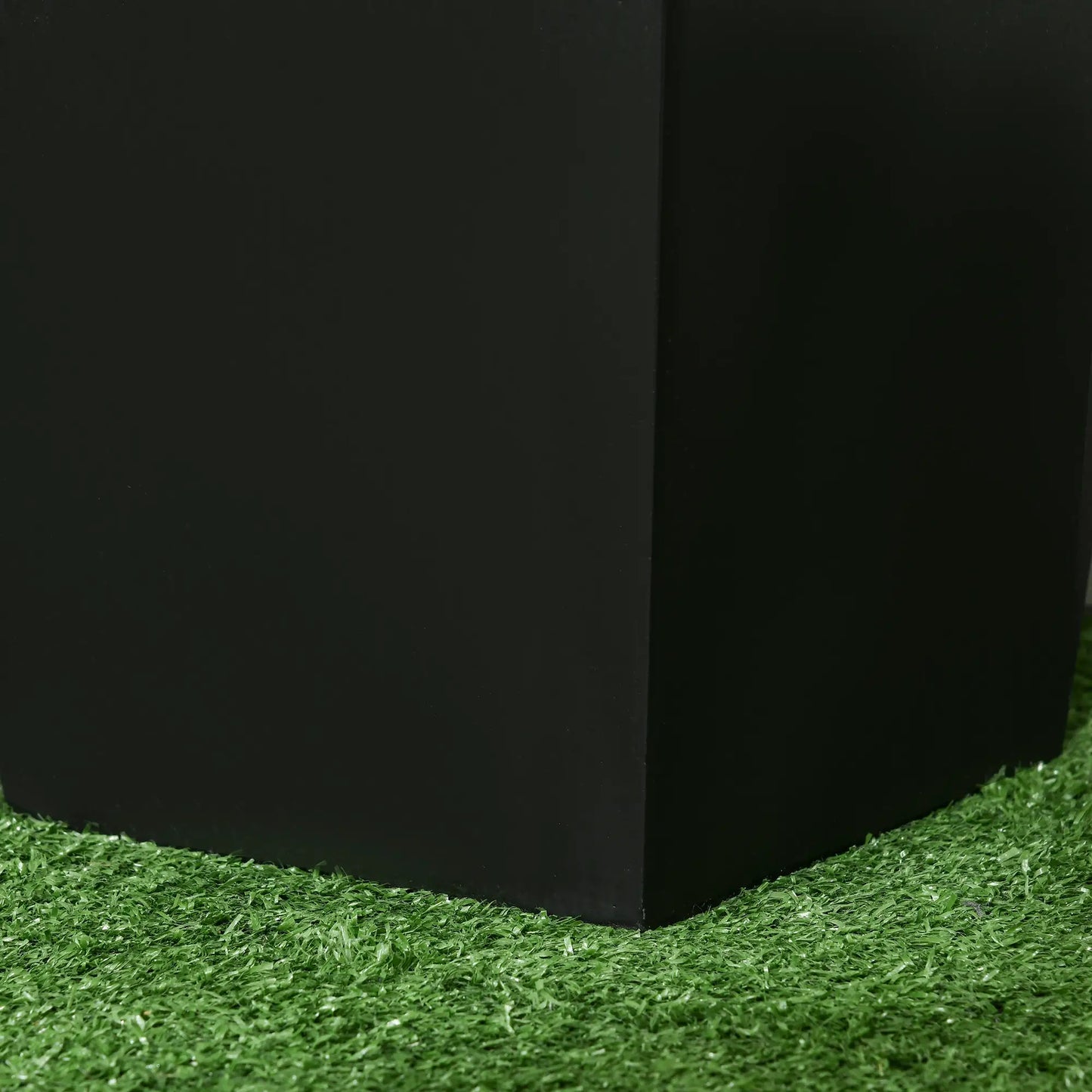 Set of 2 Tall Planters with Drainage Holes, 22" / 18" Outdoor Flower Pots for Patio, Yard, Garden, Black Garden Accessories at Gallery Canada