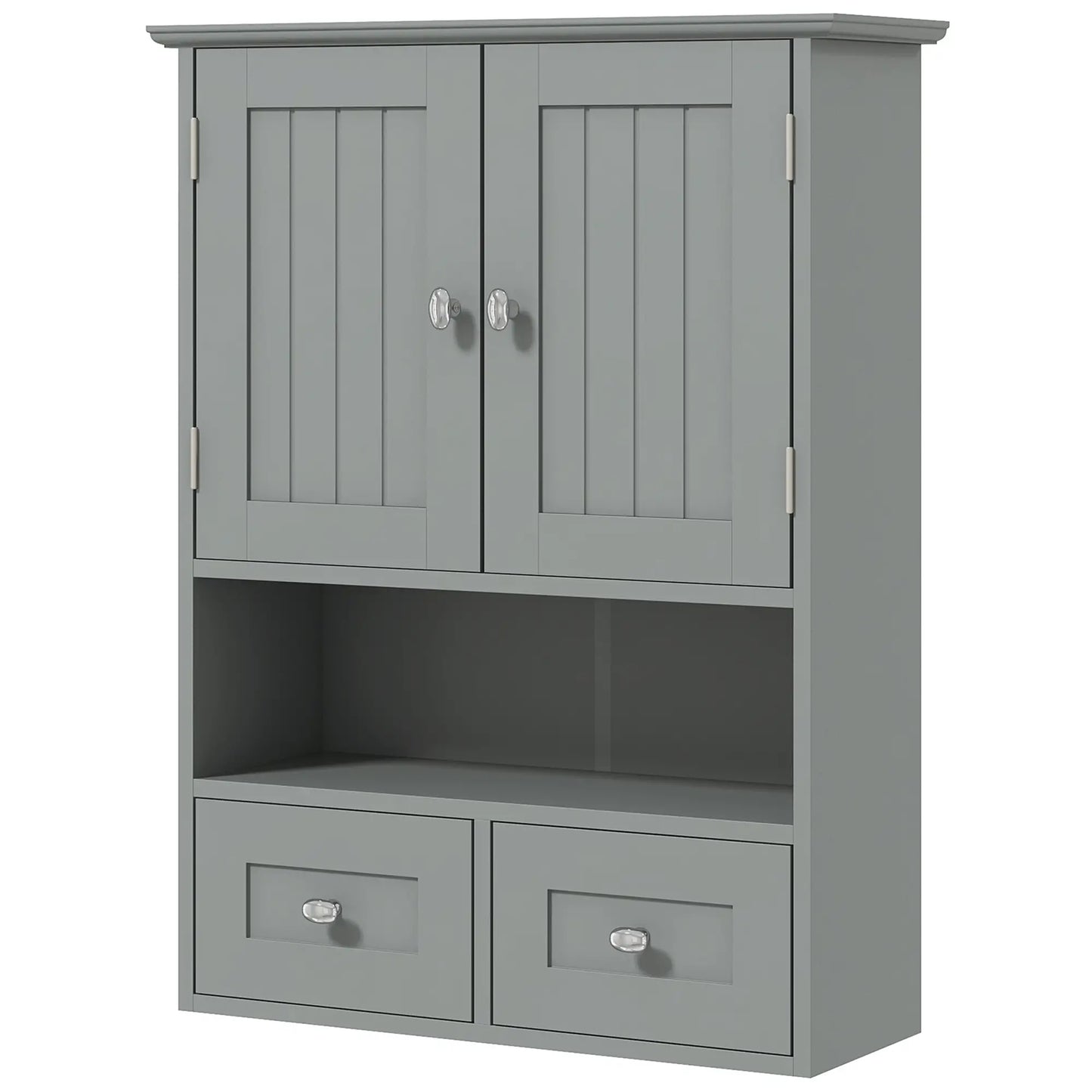 Bathroom Wall Cabinet, Medicine Cabinet, Over Toilet Storage, Grey Wall Mounted Cabinets Grey at Gallery Canada