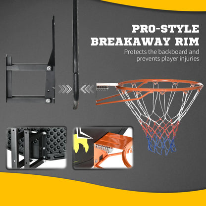 Wall Mounted Basketball Hoop, Mini Backboard for Kids and Adults Basketball at Gallery Canada