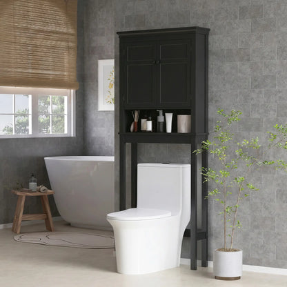 3-Tier Over Toilet Storage, Adjustable Shelf, Bathroom Laundry Bathroom Cabinets at Gallery Canada