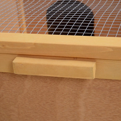 Wooden Tortoise Enclosure, Two Room Design, Indoor Use, 37" x 25" x 13", Nature Wood Houses & Habitats at Gallery Canada