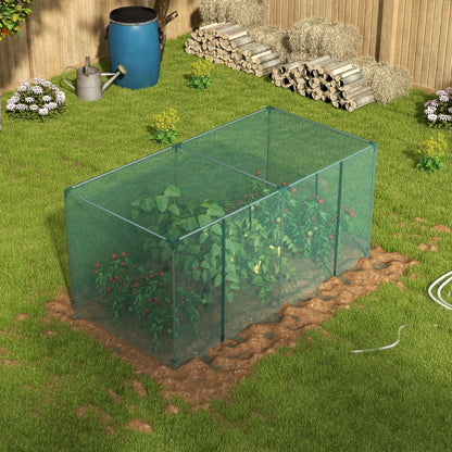 Galvanized Steel Crop Cage, Plant Protection Tent, 8' x 4', Green Walk In Greenhouses at Gallery Canada