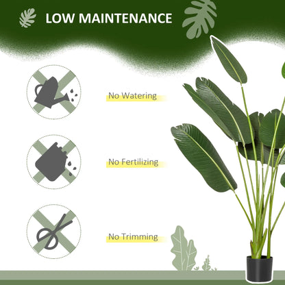 5FT Artificial Banana Tree, Faux Plant in Nursery Pot, Indoor Outdoor Decor Artificial Trees at Gallery Canada