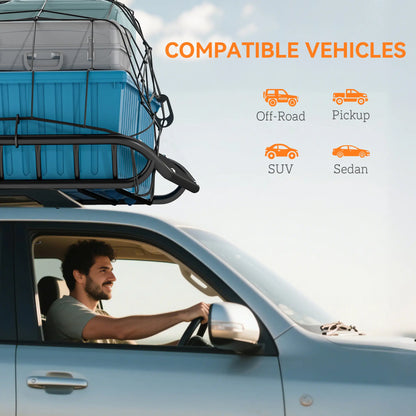 Heavy Duty Roof Rack Cargo Basket, 46" x 36" x 4.5", 330LBS Capacity Automotive at Gallery Canada