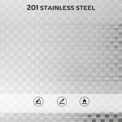 3 Tier Stainless Steel Rolling Cart, Adjustable Shelf, Wheels, Silver Kitchen Islands & Kitchen Carts at Gallery Canada