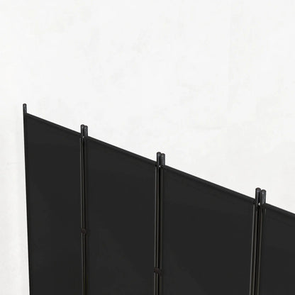 6 Panel Folding Room Divider, UV30+ Privacy Screen, Black Side Awnings at Gallery Canada